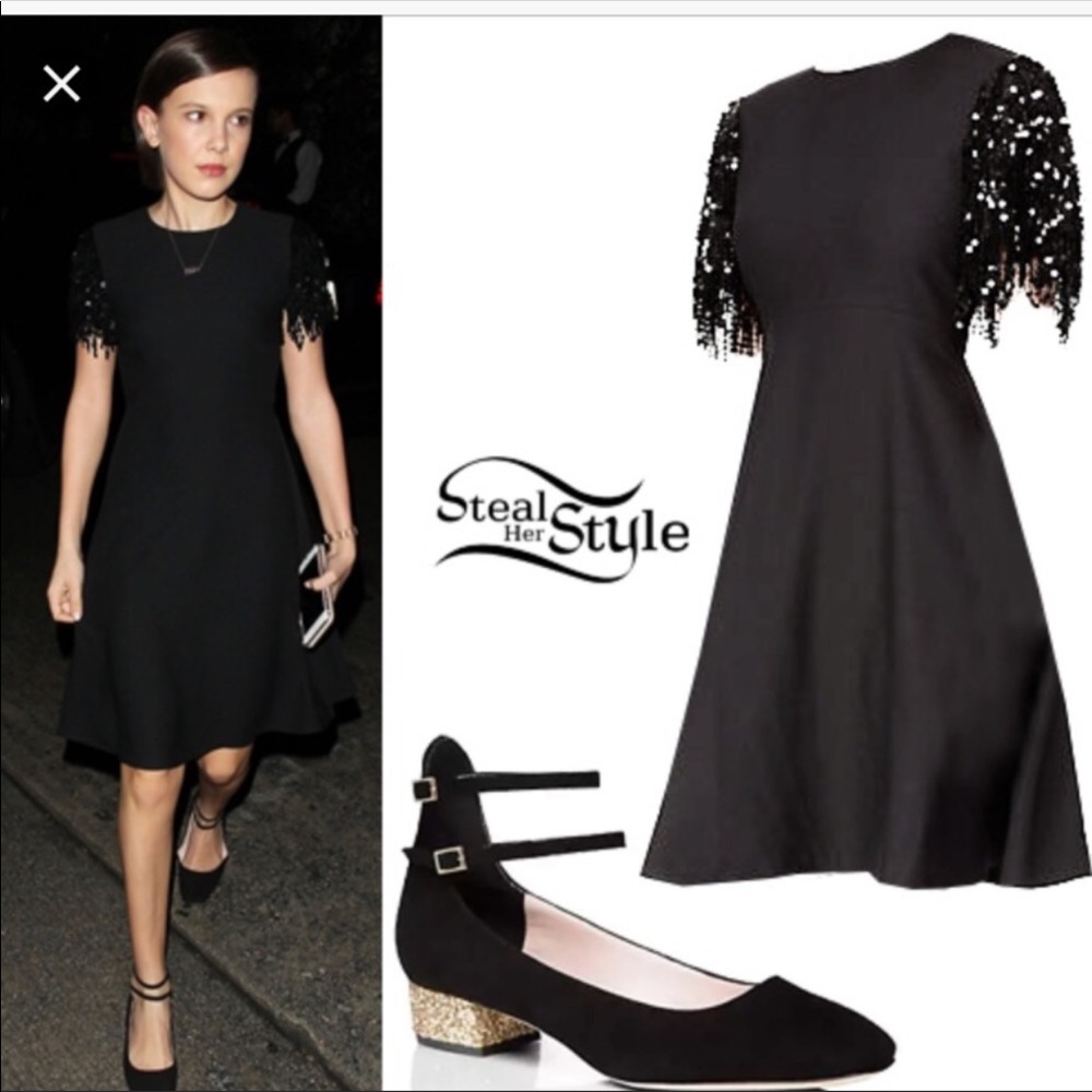 KATE SPADE BLACK MINI DRESS